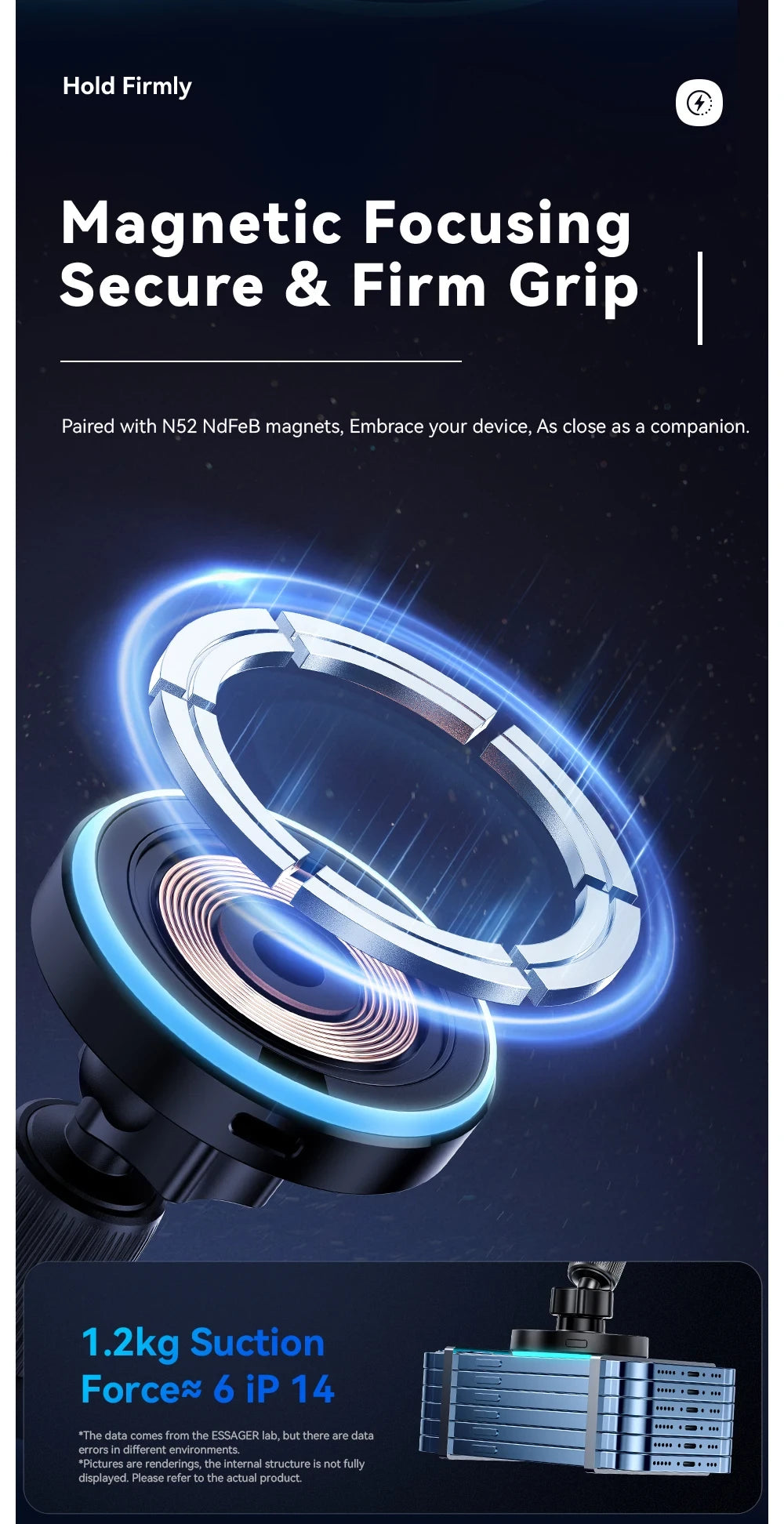 VELORO™ Magnetic Wireless Car Charger