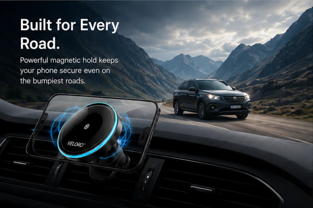 VELORO™ Magnetic Wireless Car Charger